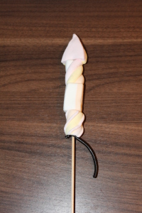 Marshmallow-Raketen DIY - fertig!