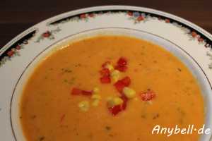 Paprika-Mais-Suppe Vegan