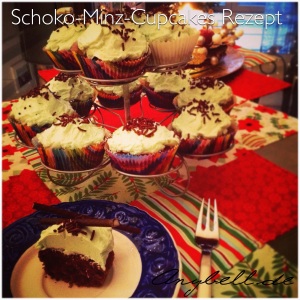 Schoko-Minz-Cupcakes