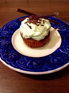 Schoko-Minz-Cupcake