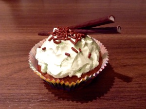 Schoko-Minz-Cupcakes - oder Minze-Stangen